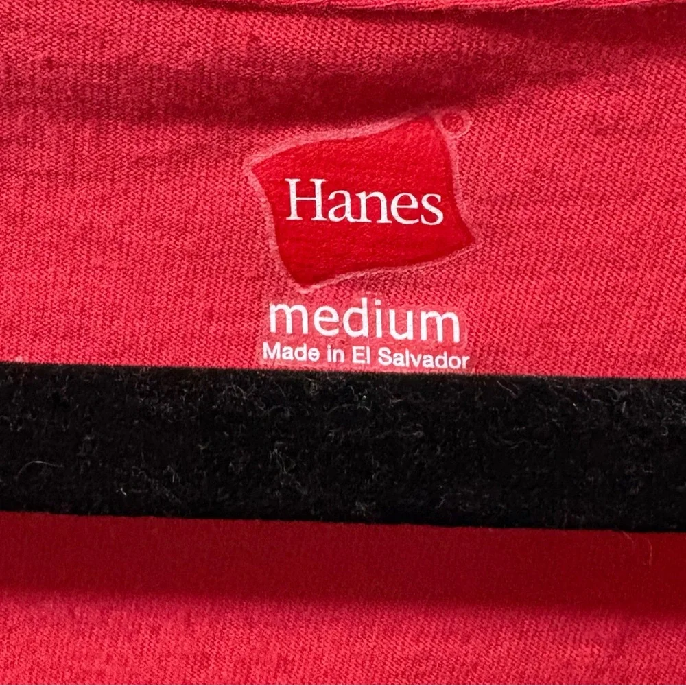 Hanes Orange Fitted Short Sleeve T-Shirt